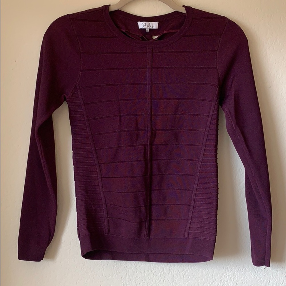 Parker women’s sweater. Size XS